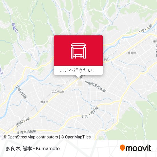 多良木地図