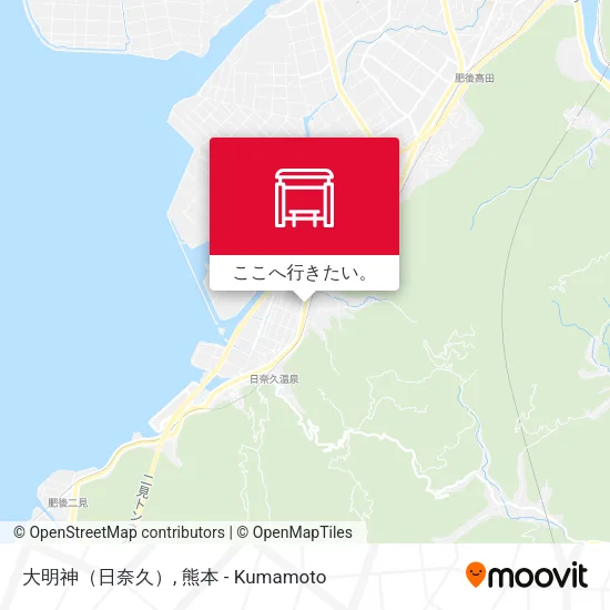 大明神（日奈久）地図