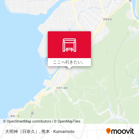 大明神（日奈久）地図
