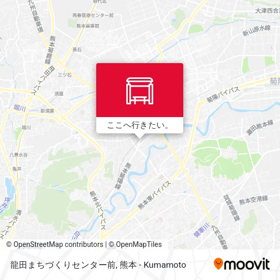 龍田まちづくりセンター前地図