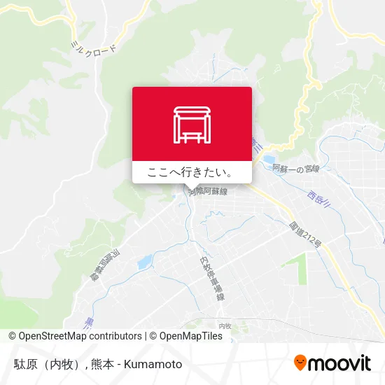 駄原（内牧）地図
