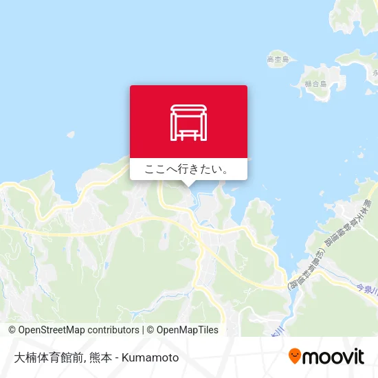 大楠体育館前地図