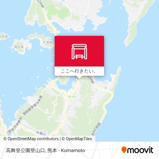 高舞登公園登山口地図