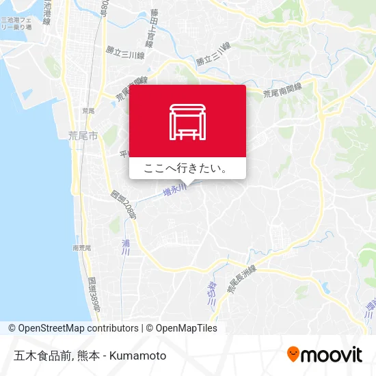 五木食品前地図