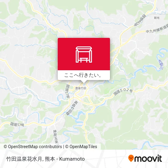 竹田温泉花水月地図