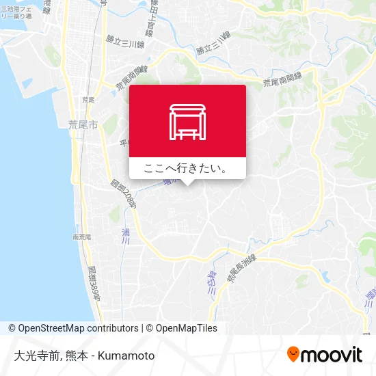 大光寺前地図