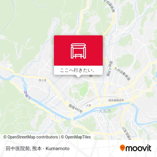 田中医院前地図
