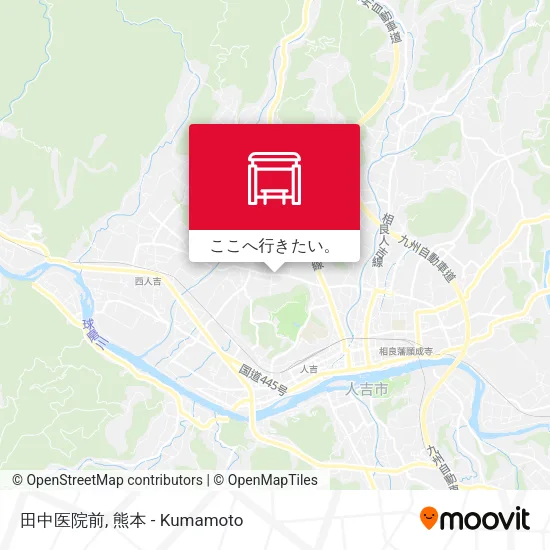 田中医院前地図