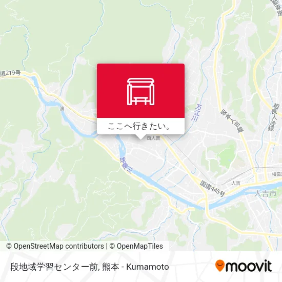 段地域学習センター前地図