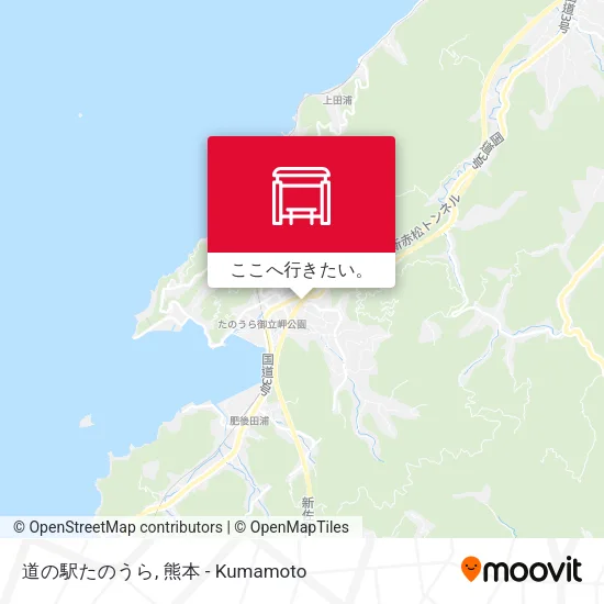 道の駅たのうら地図