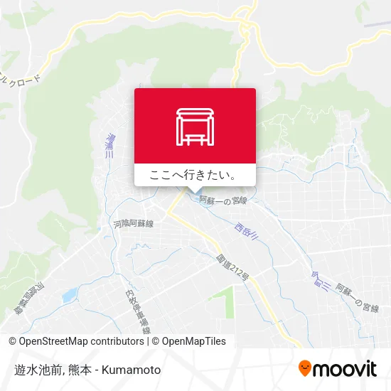 遊水池前地図
