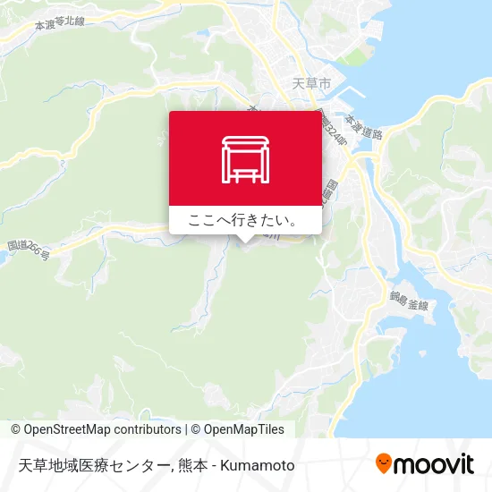 天草地域医療センター地図