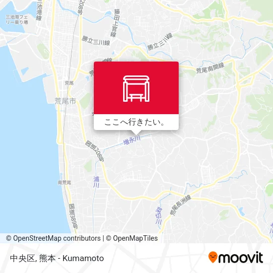 中央区地図