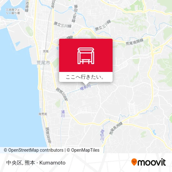 中央区地図