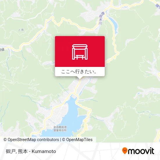 鶴戸地図