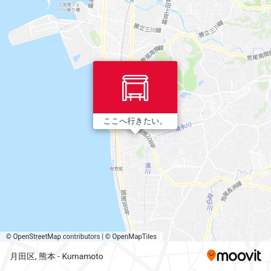 月田区地図