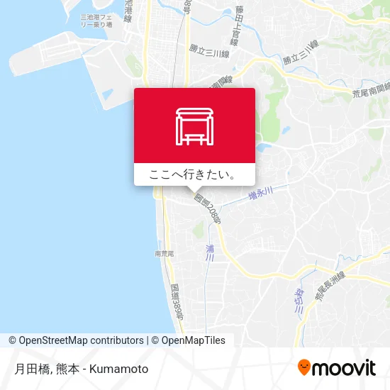 月田橋地図