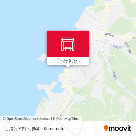 月浦公民館下地図