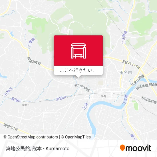 築地公民館地図
