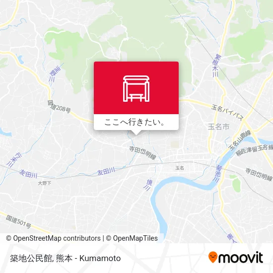 築地公民館地図