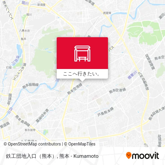 鉄工団地入口（熊本）地図