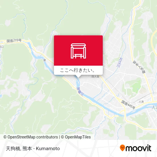 天狗橋地図