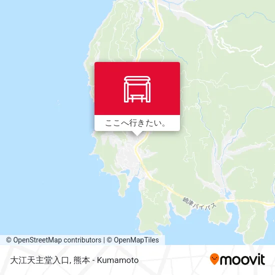 大江天主堂入口地図