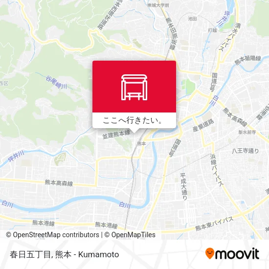 春日五丁目地図