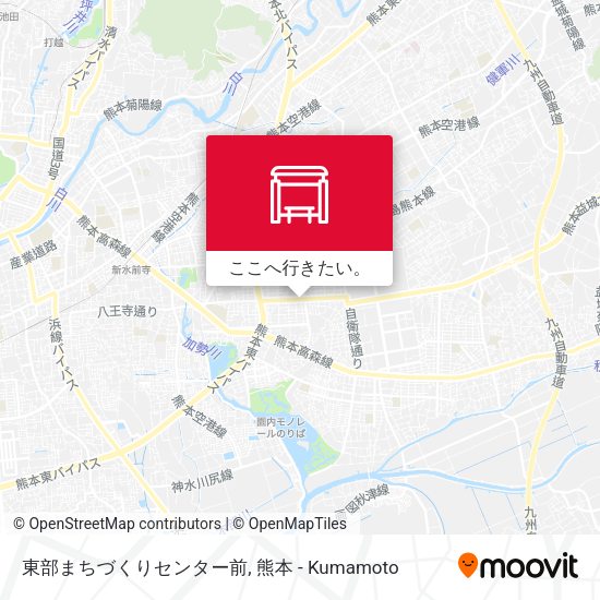 東部まちづくりセンター前地図