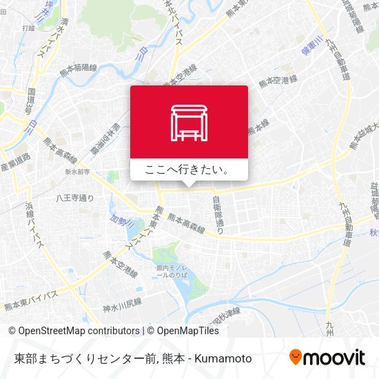 東部まちづくりセンター前地図