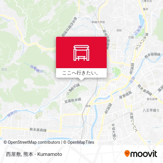 西屋敷地図