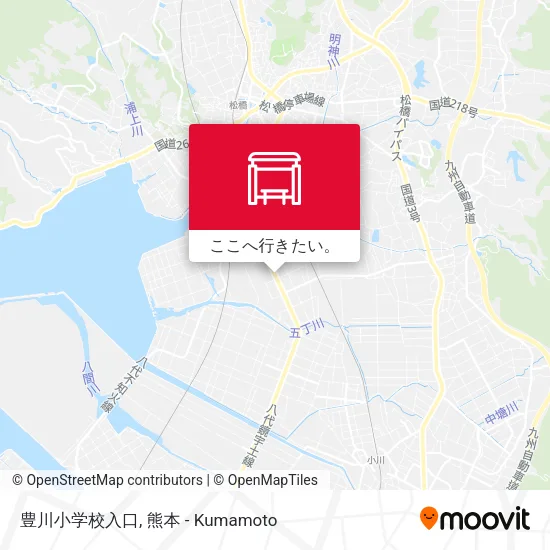 豊川小学校入口地図