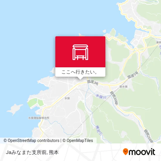 Jaみなまた支所前地図