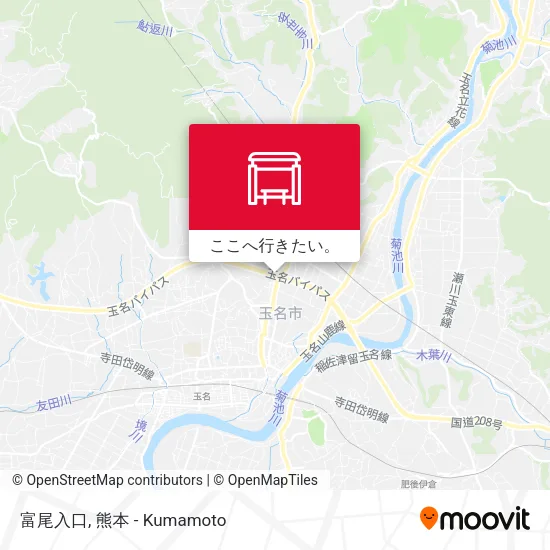 富尾入口地図