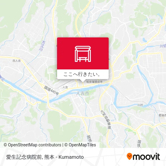 愛生記念病院前地図