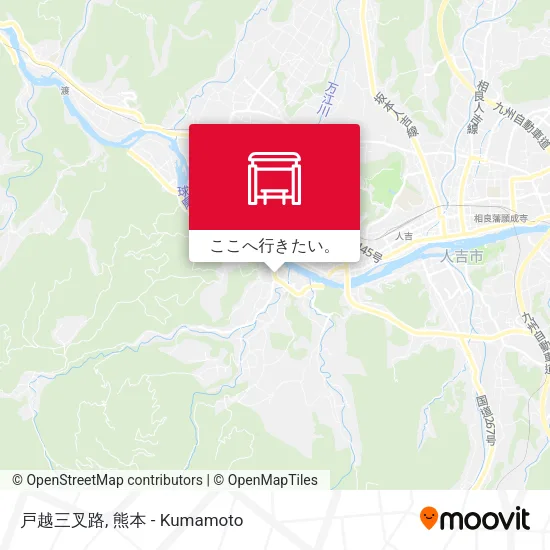 戸越三叉路地図