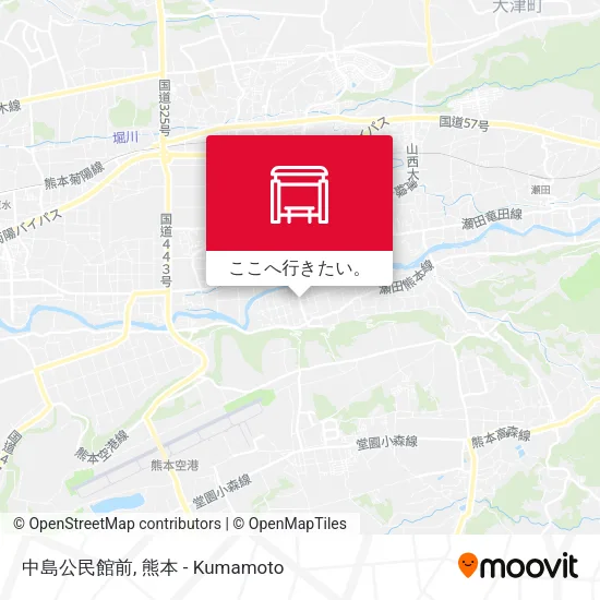 中島公民館前地図