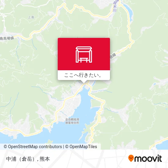 中浦（倉岳）地図