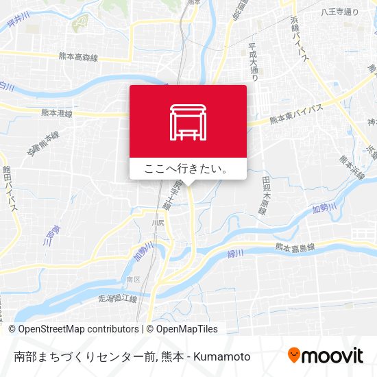 南部まちづくりセンター前地図