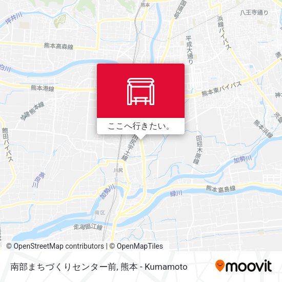 南部まちづくりセンター前地図