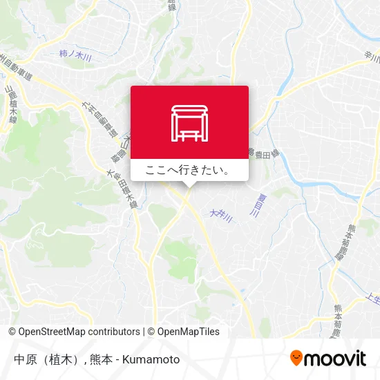 中原（植木）地図