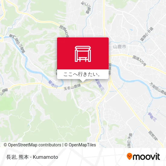長岩地図
