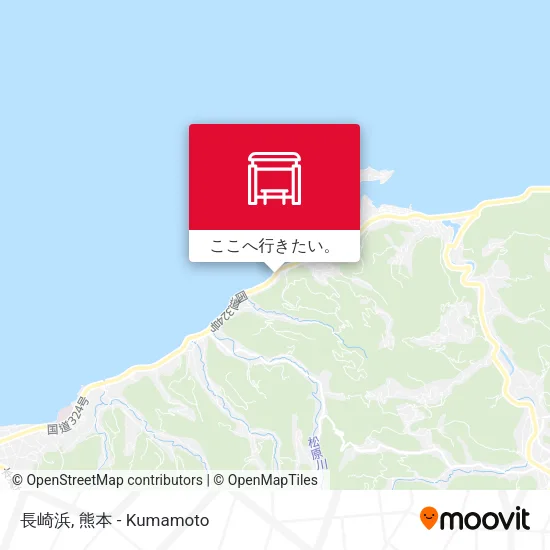 長崎浜地図