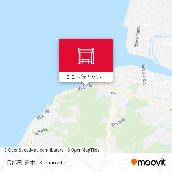 長部田地図