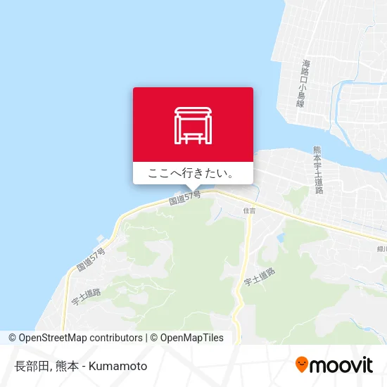 長部田地図
