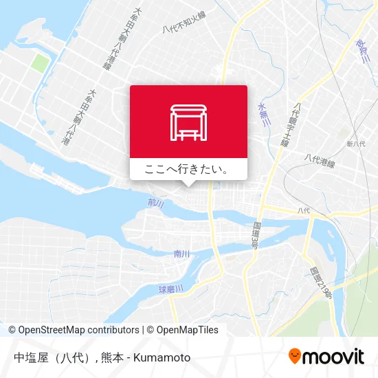 中塩屋（八代）地図