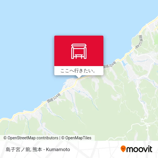 島子宮ノ前地図