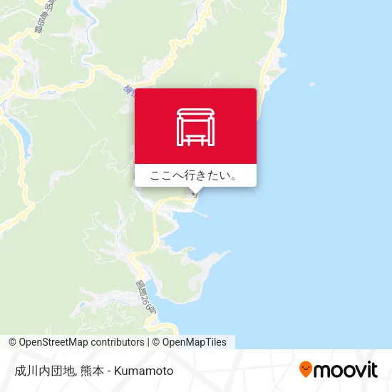 成川内団地地図