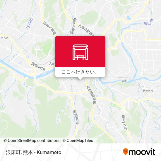 浪床町地図