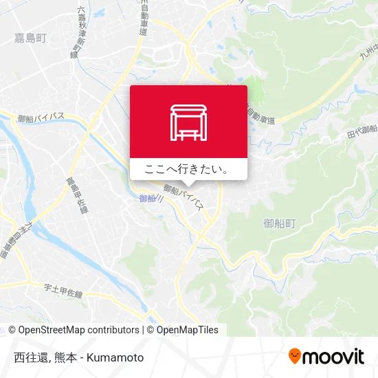 西往還地図